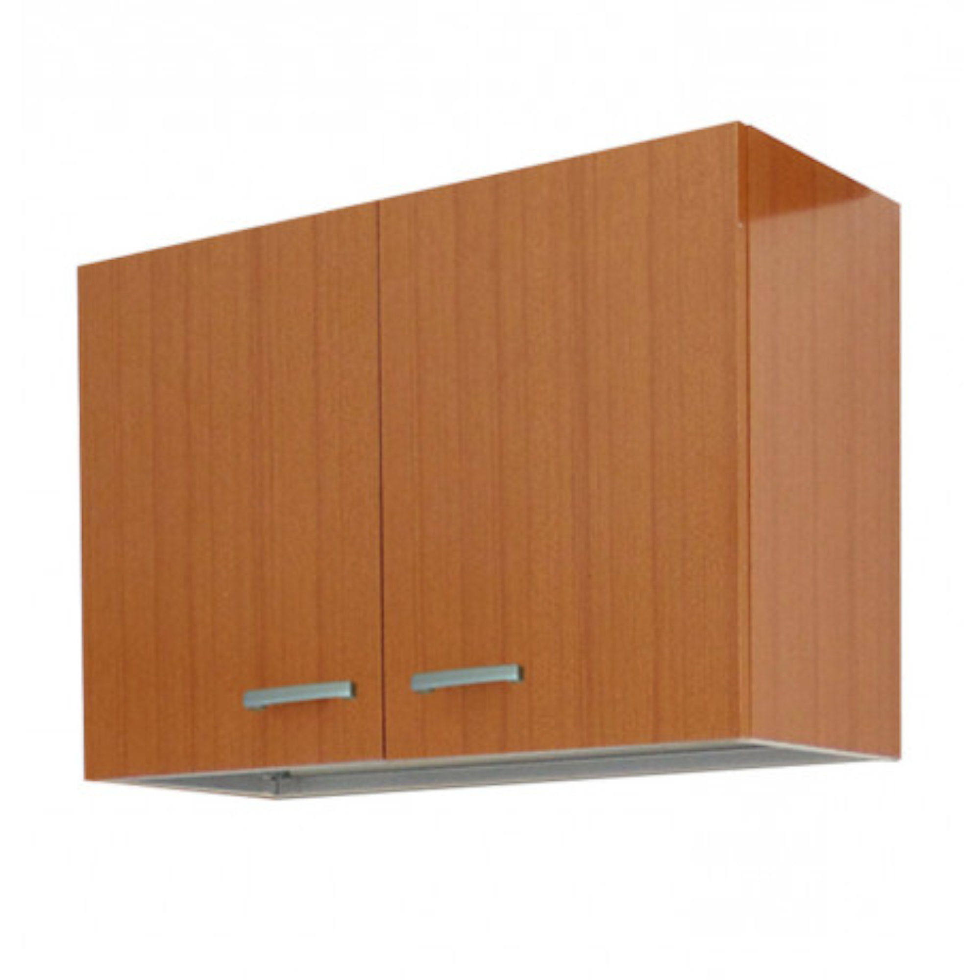 COMPRA SUBITO, PENSILE CUCINA 80X60 CM TEAK A DOPPIA ANTA CON SCOLAPIATTI