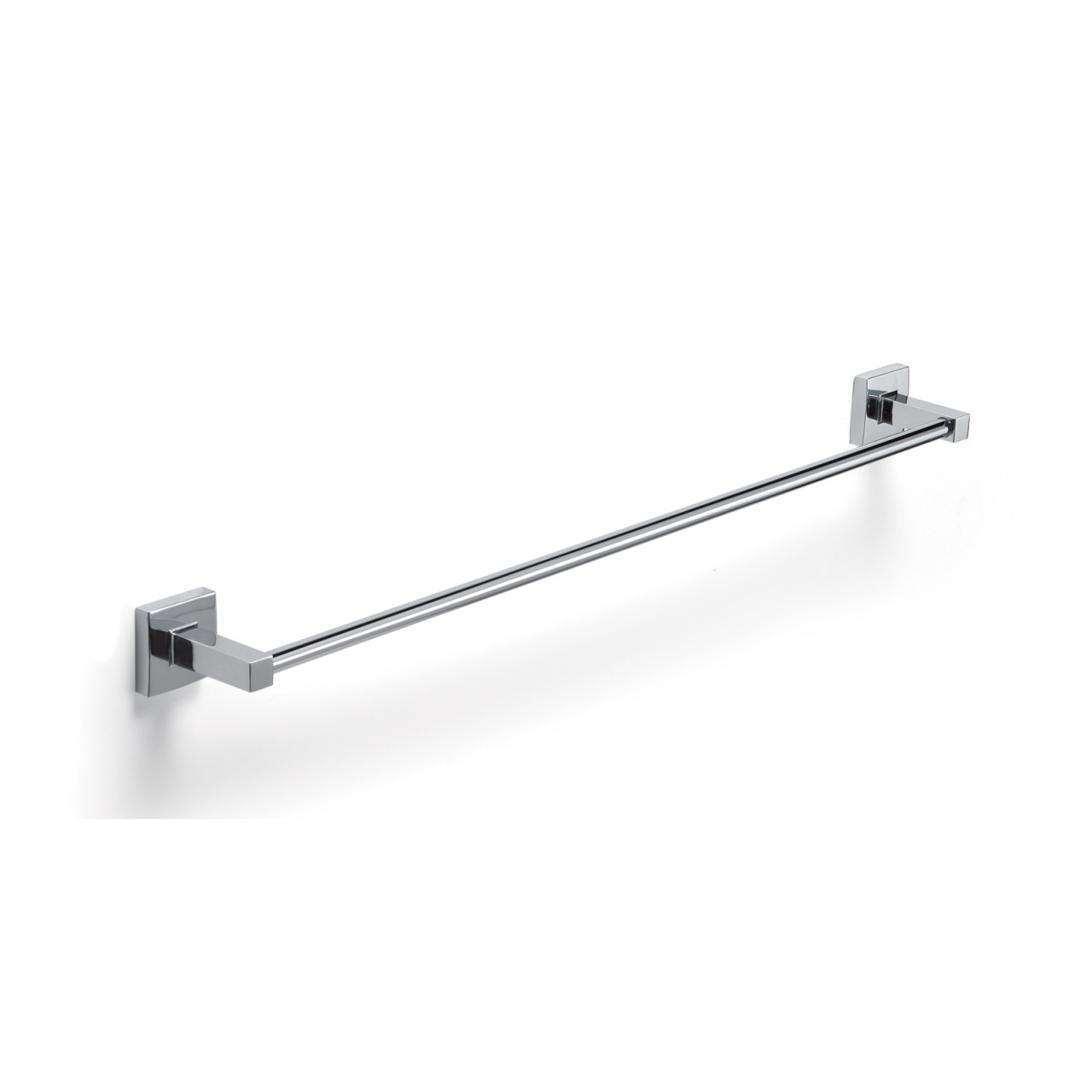 Portasalviette olimpo in acciaio inox e cromall da 63 cm