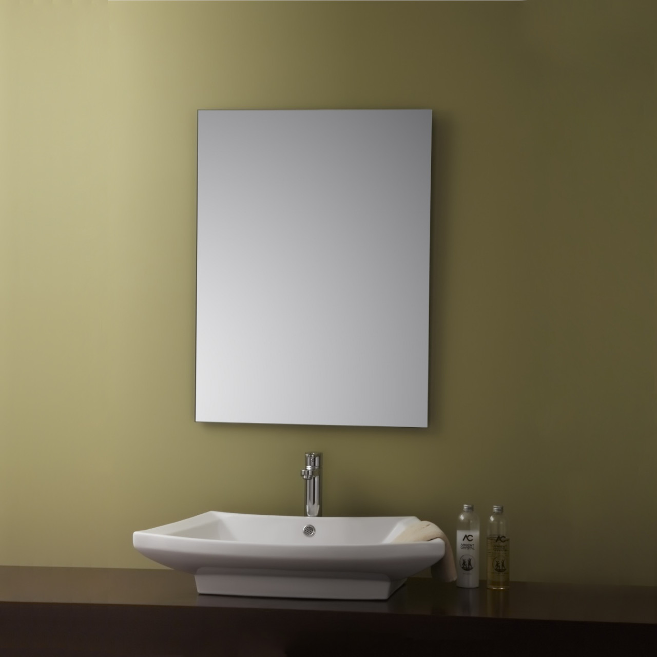 Specchio bagno 70x100 cm filo lucido reversibile eco friendly