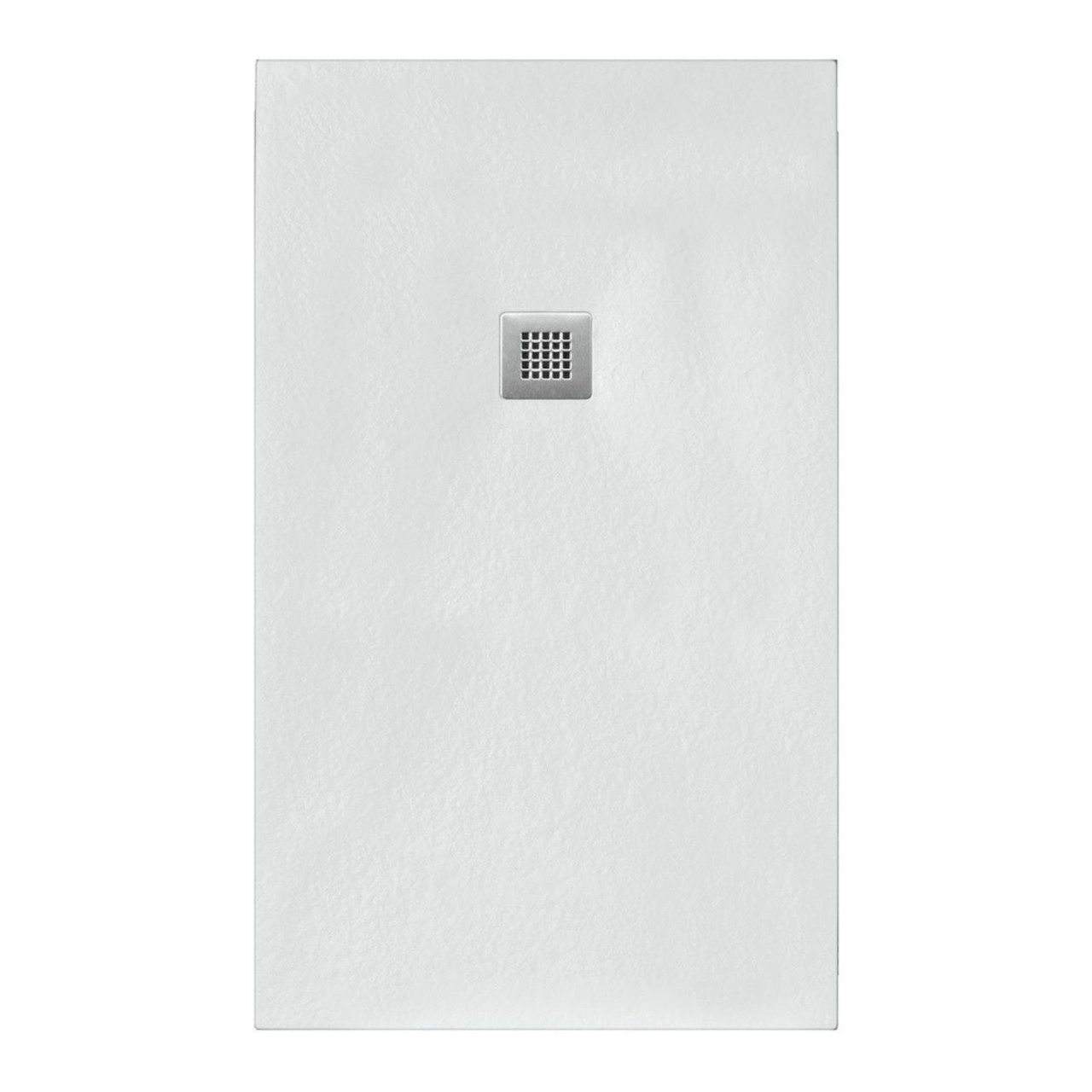 PIATTO DOCCIA BIANCO 70X110 IN MINERAL MARMO SP 3CM CON PILETTA INCLUSA