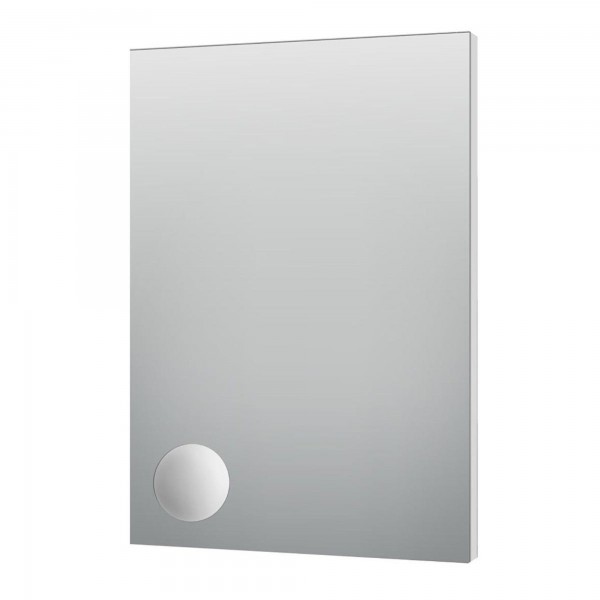 Specchio 60x80 cm con telaio perimetrale in pvc e specchio ingranditore
