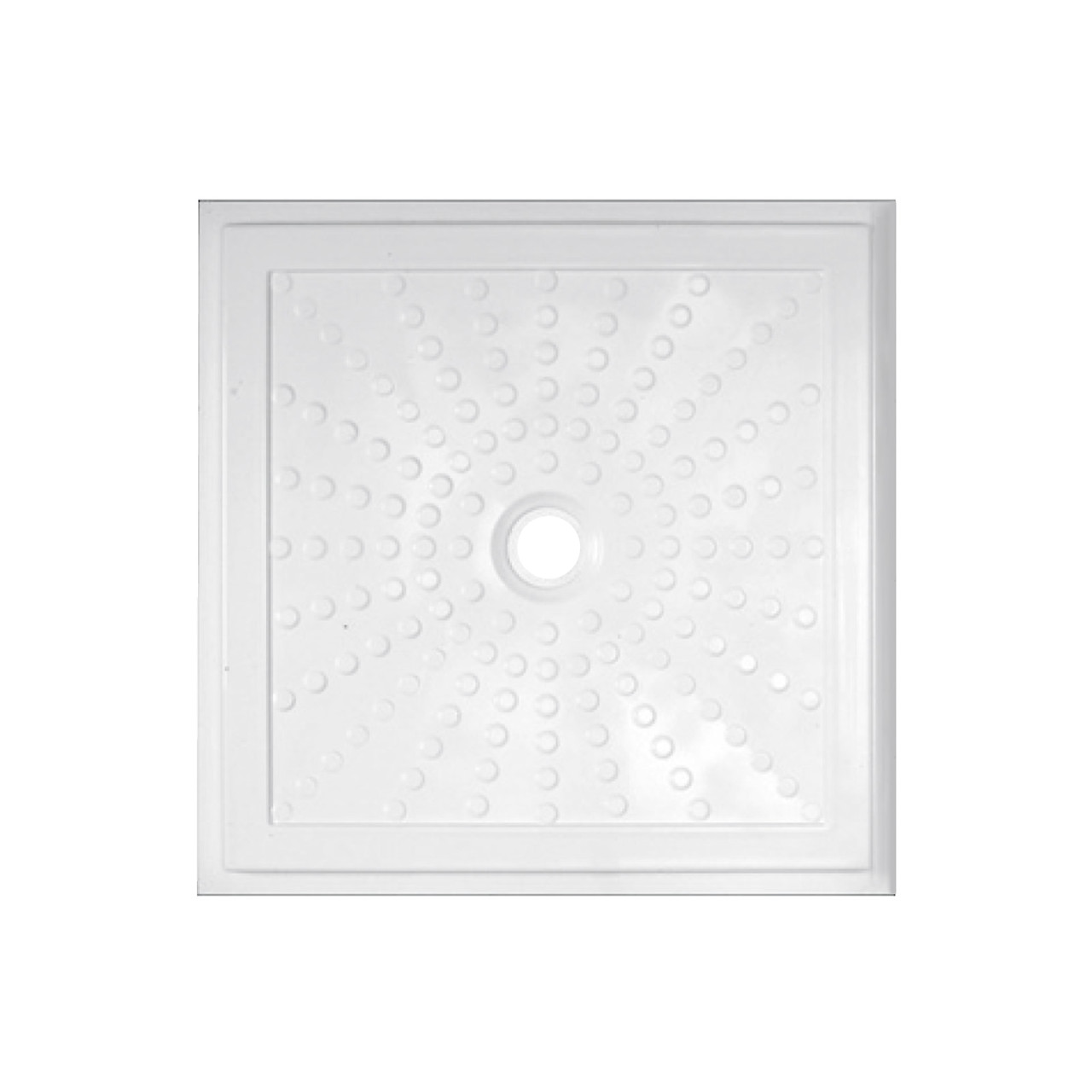 Piatto Doccia 90x90 cm per disabili in ABS resinato - Altezza 3 cm