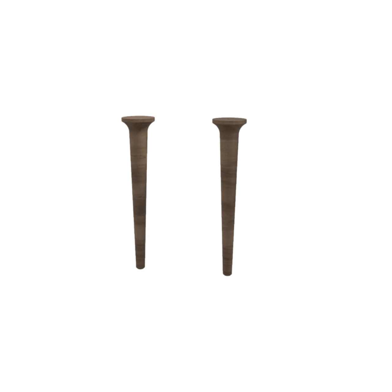 Coppia di piedini Baden Haus noce per mobile sospeso Idra