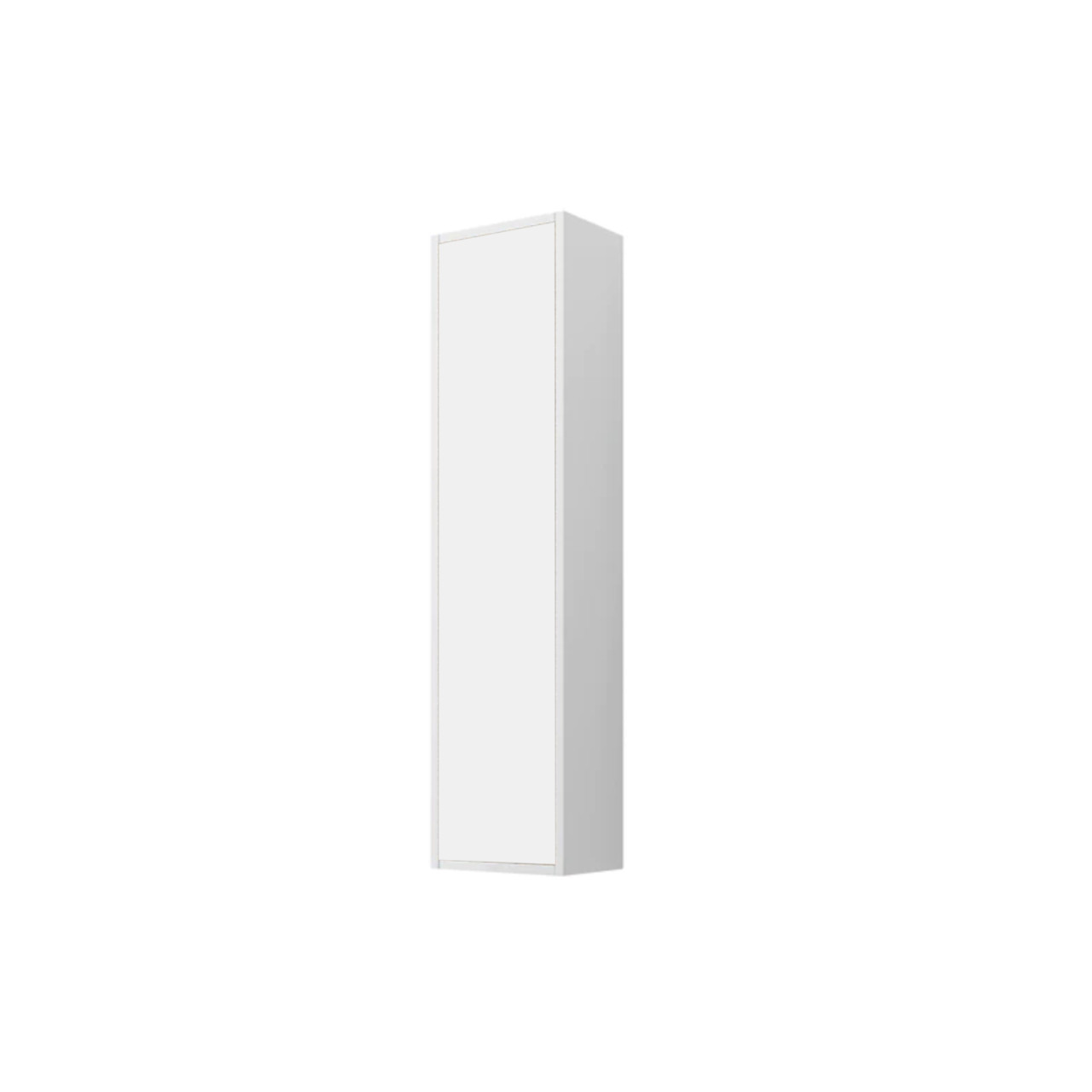 Colonna bagno sospesa h.120 cm bianco lucido con anta