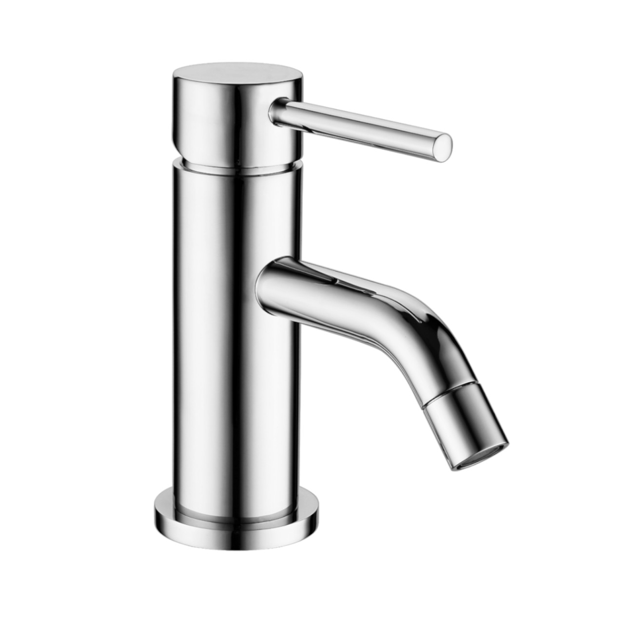 Miscelatore lavabo in ottone cromo con scarico click clack