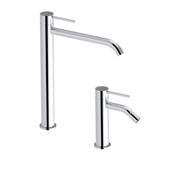 Eurorama - Tocco - Set Miscelatori Bagno Cromo Ottone Eurorama - Tocco - Set Miscelatori Bagno Cromo Ottone