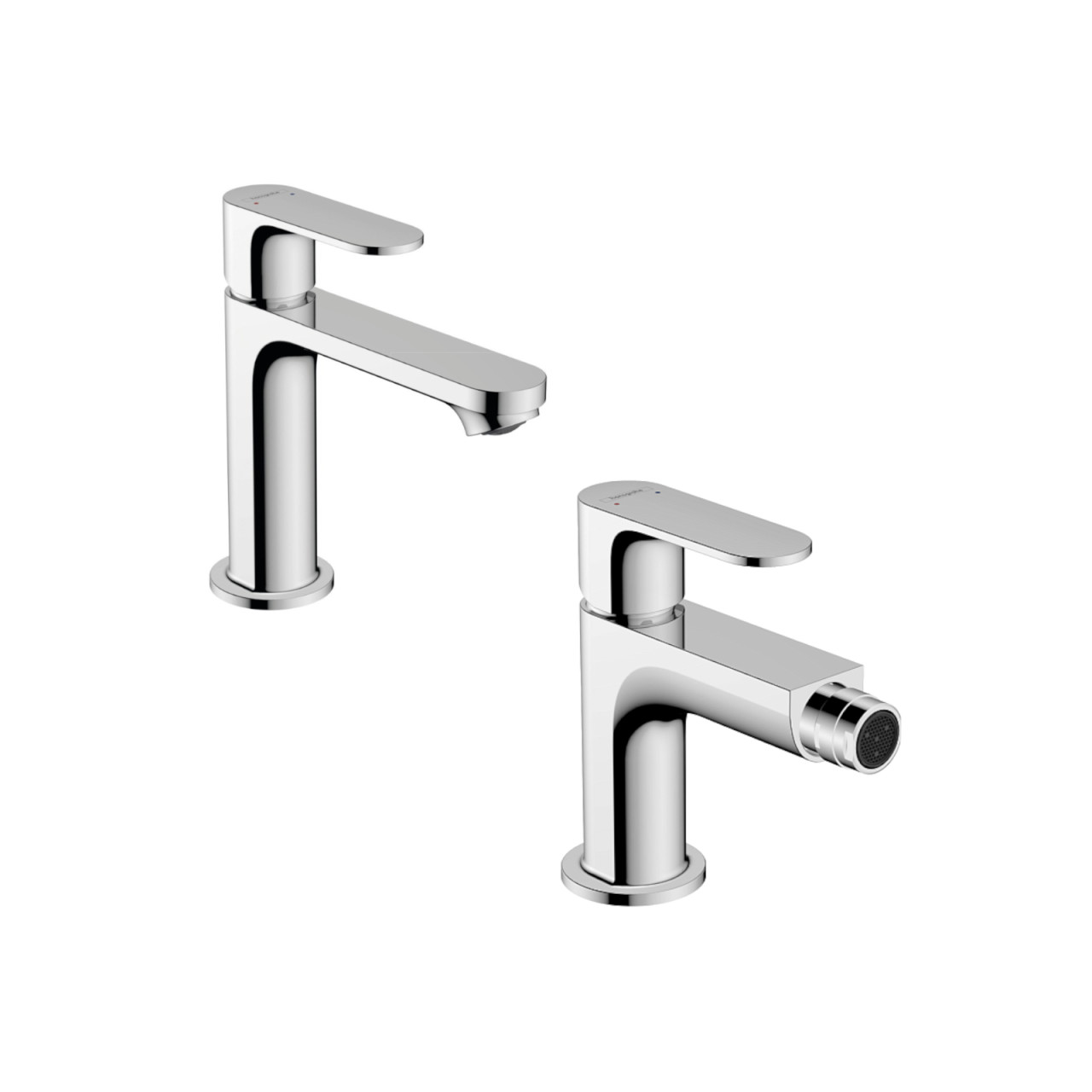 Set miscelatori hansgrohe rebris s lavabo e bidet cromo scarico tradizionale