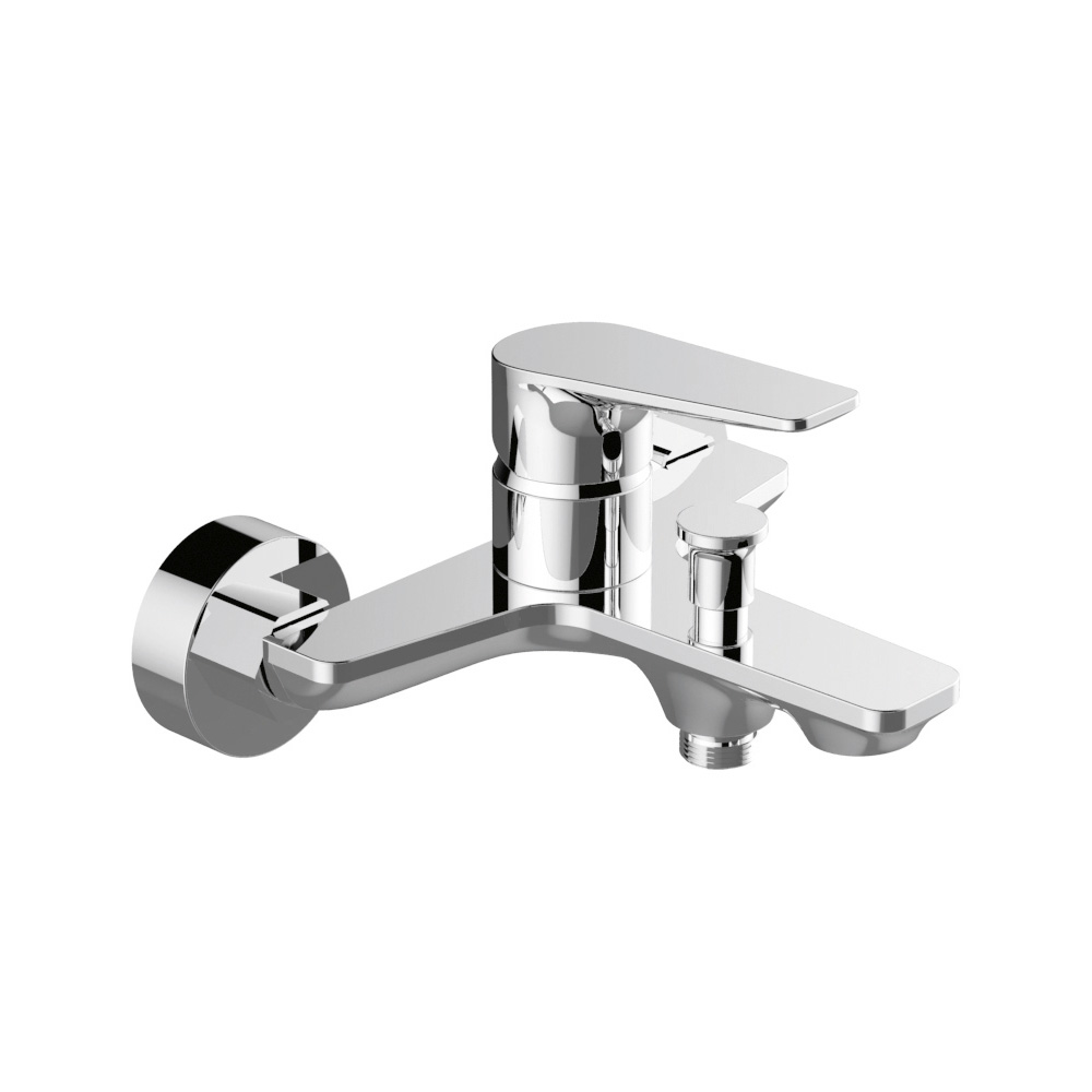 Rubinetteria Quaranta - Sprint - Miscelatore Esterno Vasca con Duplex - Ottone Cromato