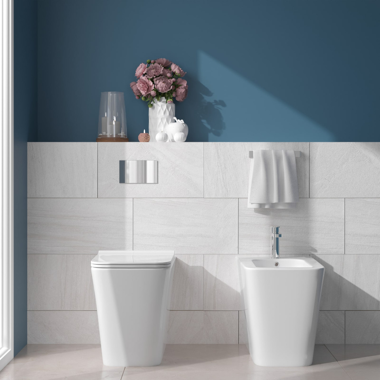 Euroceramica - Sanitari Filomuro Senza Brida Bianco Lucido