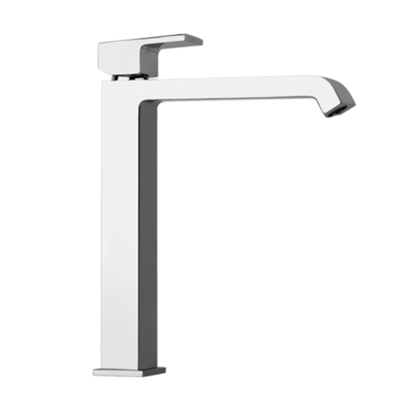 Miscelatore lavabo alto piralla sorgente scarico click clack cromo