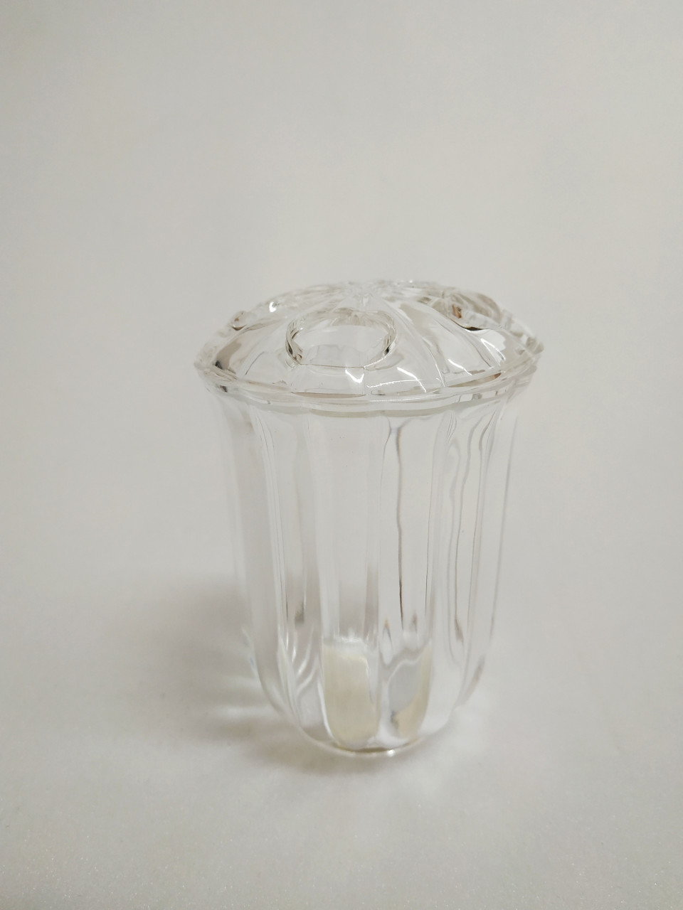 Portaspazzolino da appoggio in plastica trasparente