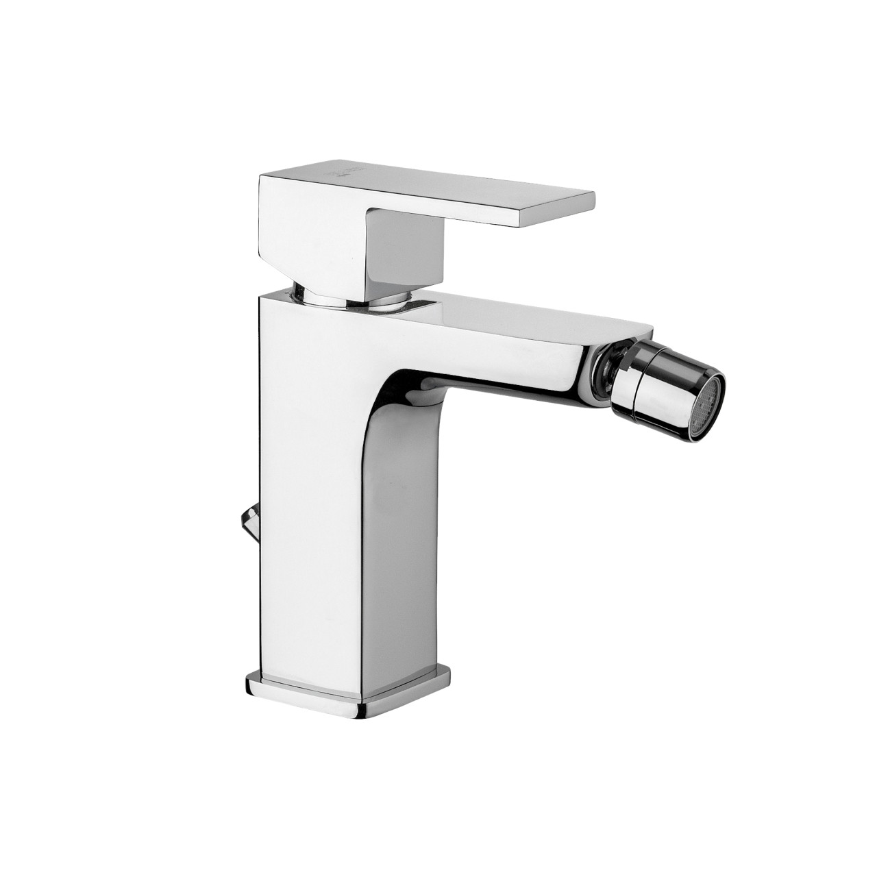 Miscelatore bidet square con scarico tradizionale cromo