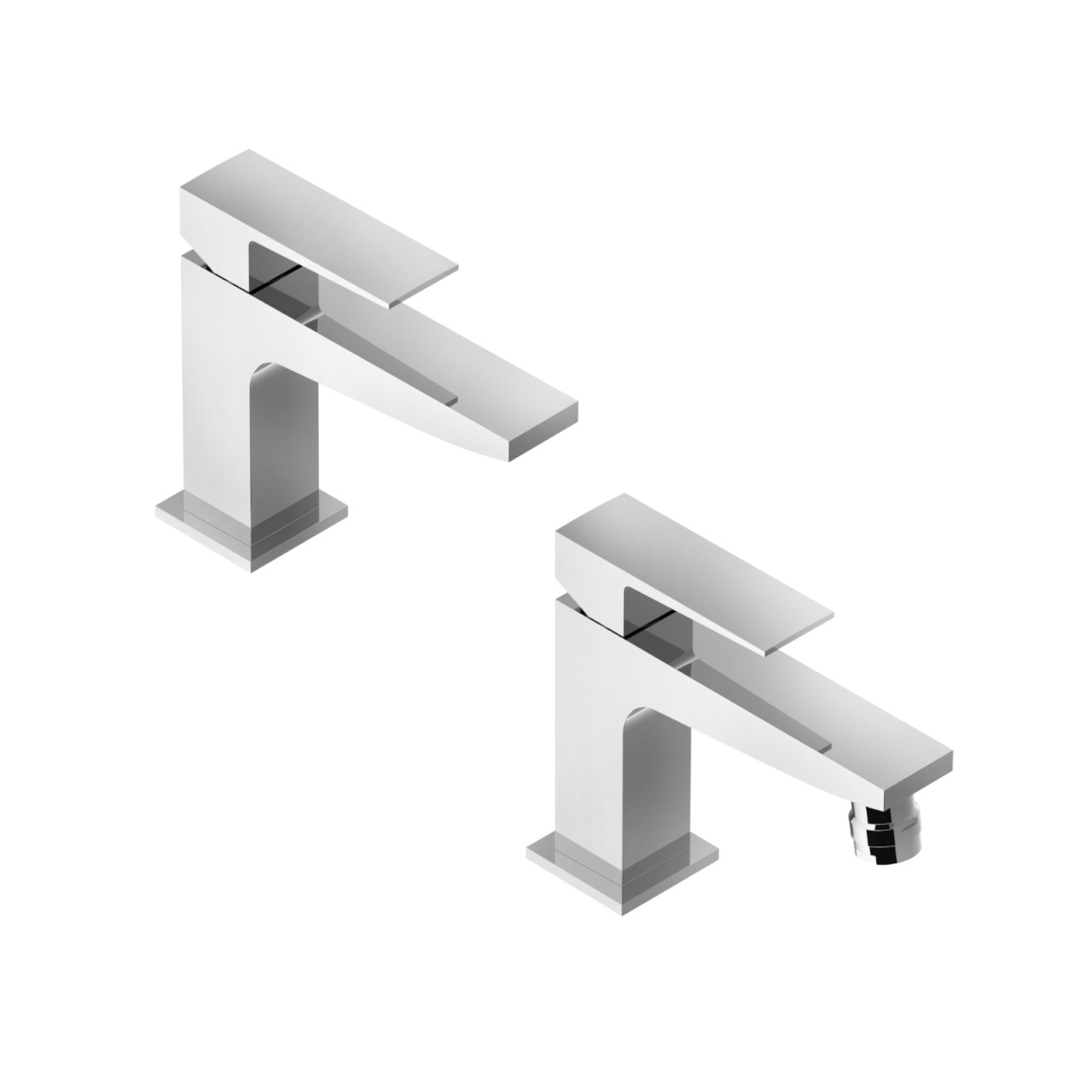 Eurorama - Tovo - Miscelatore Lavabo e Bidet Cromo Ottone