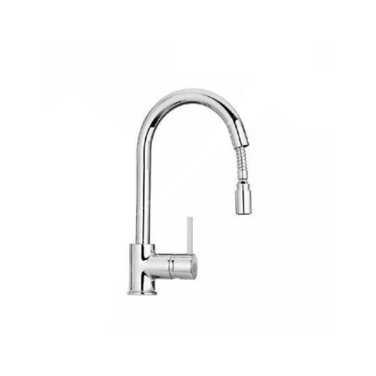 Miscelatore lavello argo milano cromo con doccia estraibilie