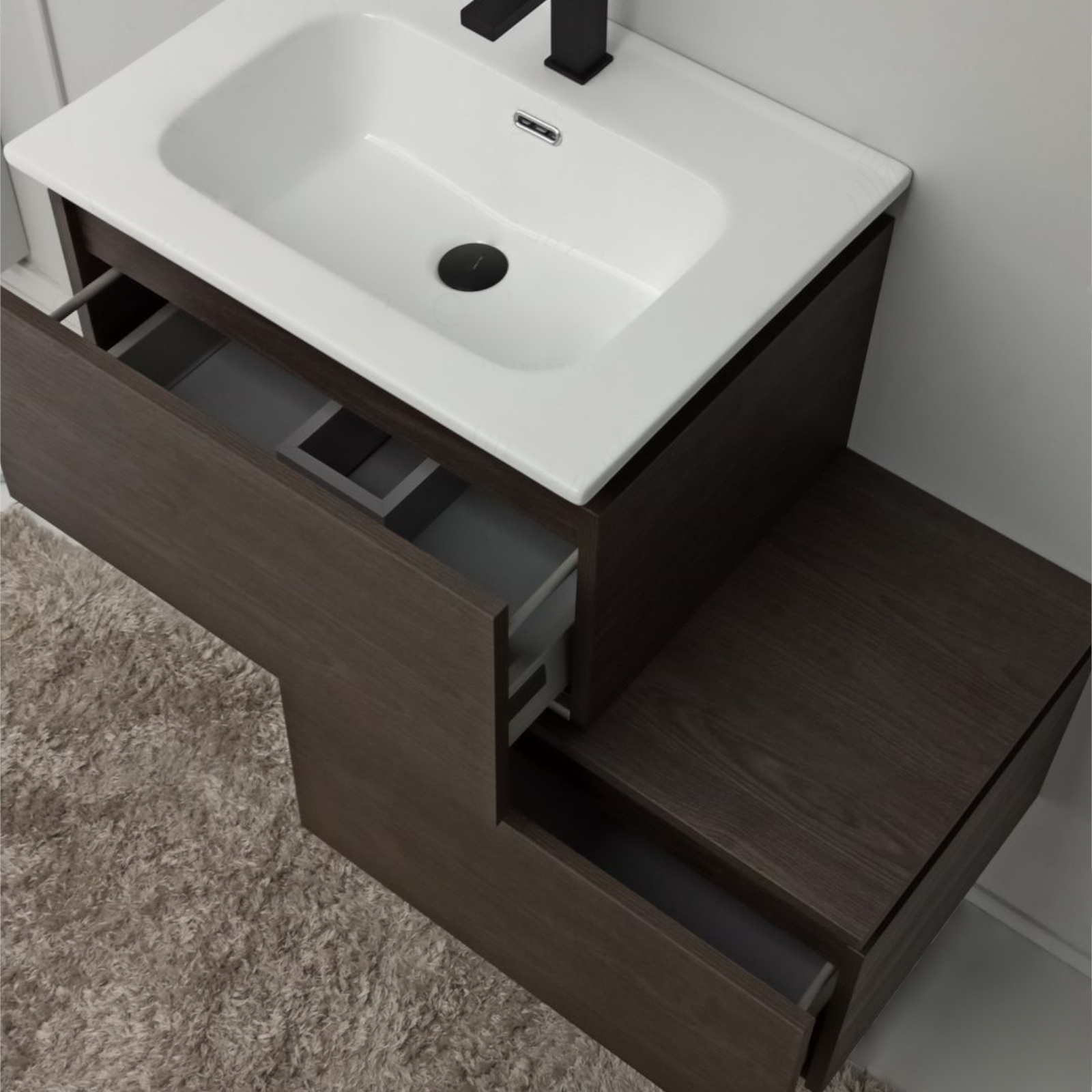 Organizer Entrata Appendiabiti Legno Con Mensola - Organizer - Foto 5