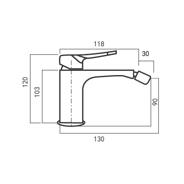 Anteprima: Miscelatore lavabo alto e bidet in ottone cromo con scarico click clack Anteprima: Miscelatore lavabo alto e bidet in ottone cromo con scarico click clack