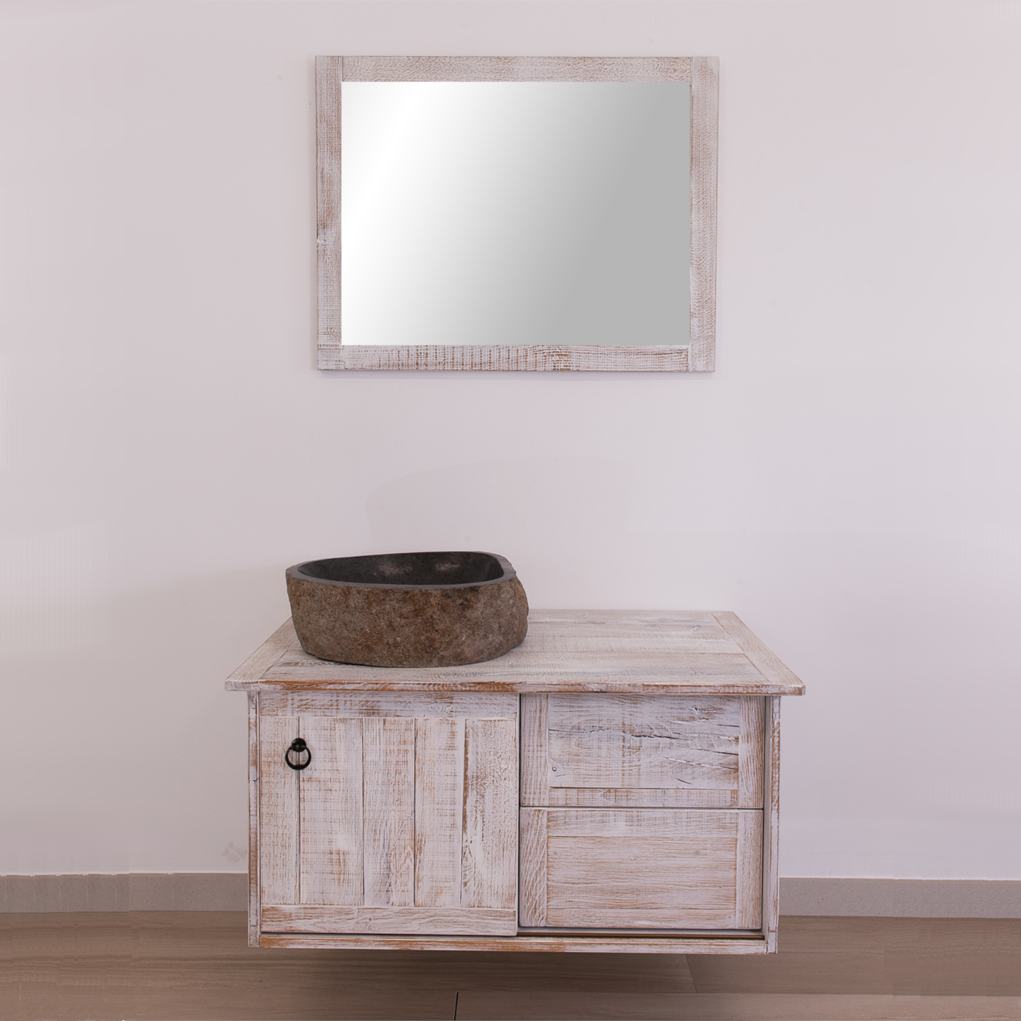 COMPRA SUBITO  MOBILE BAGNO SOSPESO 100 CM CON BIANCO SHABBY