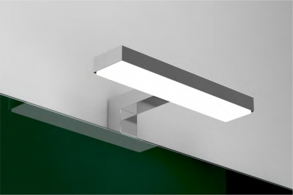 Lampada led da 20 cm a morsetto o a viti su telaio