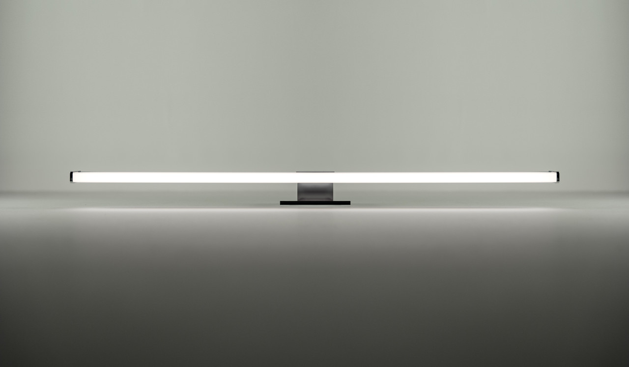 Specchio bagno filolucido 70x100 cm reversibile con lampada led da 30 cm luce naturale