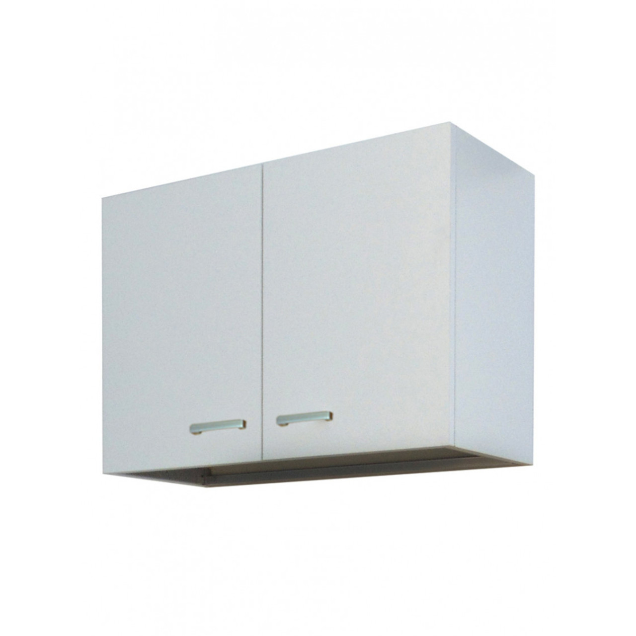 Pensile cucina 80x60 cm bianco lucido a doppia anta con scolapiatti