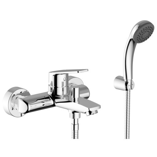 Bianchi - Target - Miscelatore Vasca con Kit Doccia in Ottone Cromato