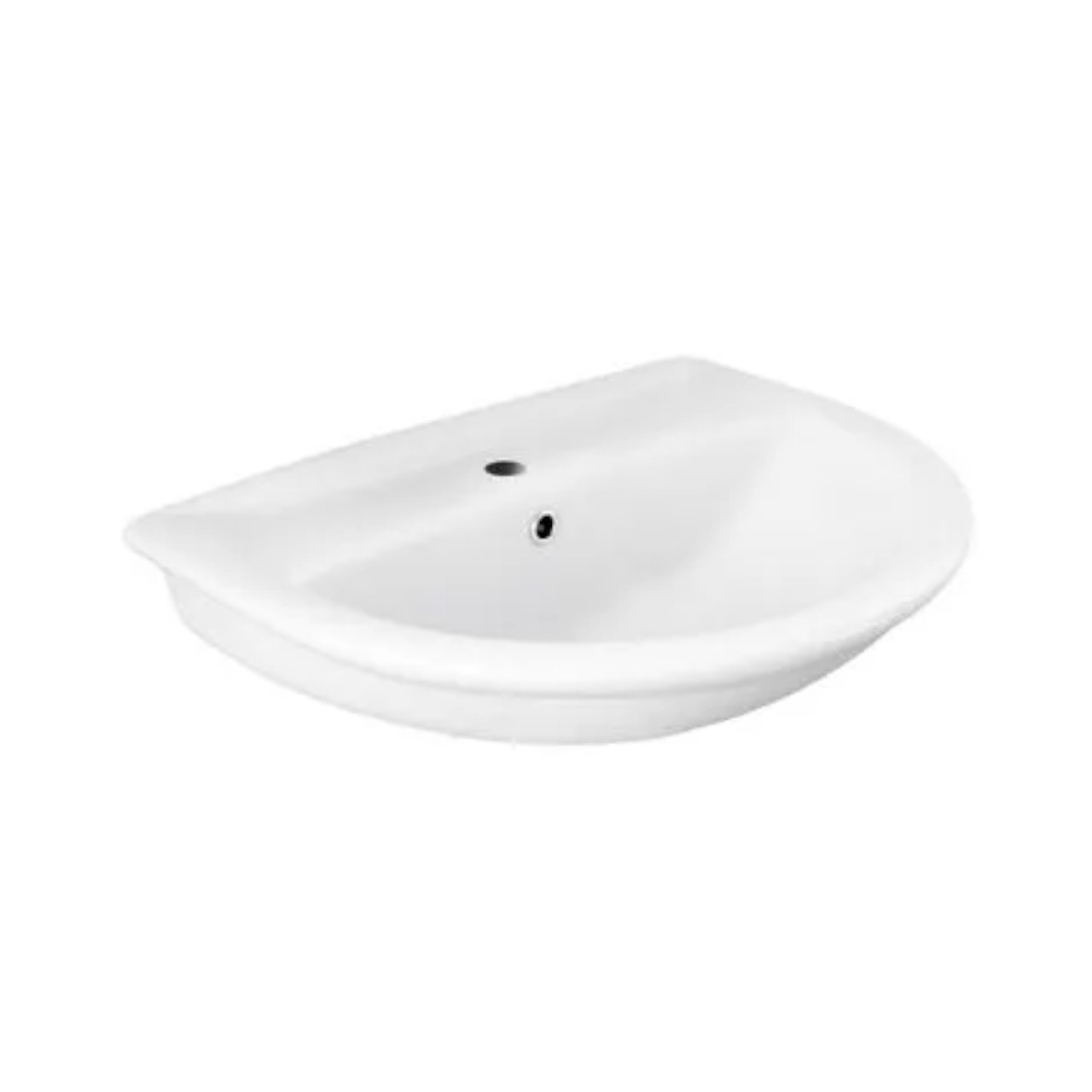 Lavabo sospeso rak karla da 60 cm in ceramica bianco
