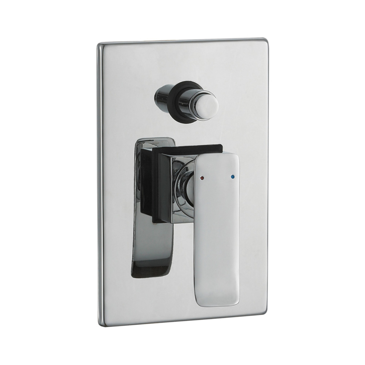 Rubinetteria Quaranta - Toce - Miscelatore Doccia Incasso con Deviatore - Ottone Cromato