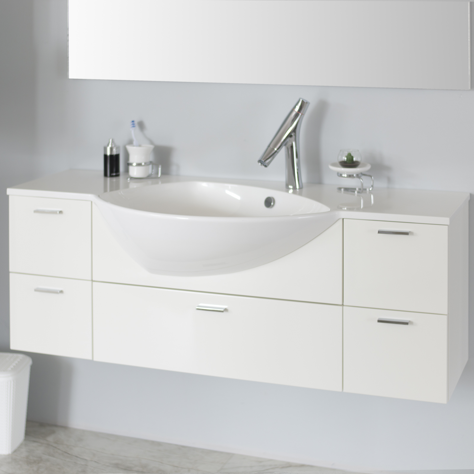 COMPRA SUBITO  MOBILE BAGNO SOSPESO 100 CM CON BIANCO SHABBY