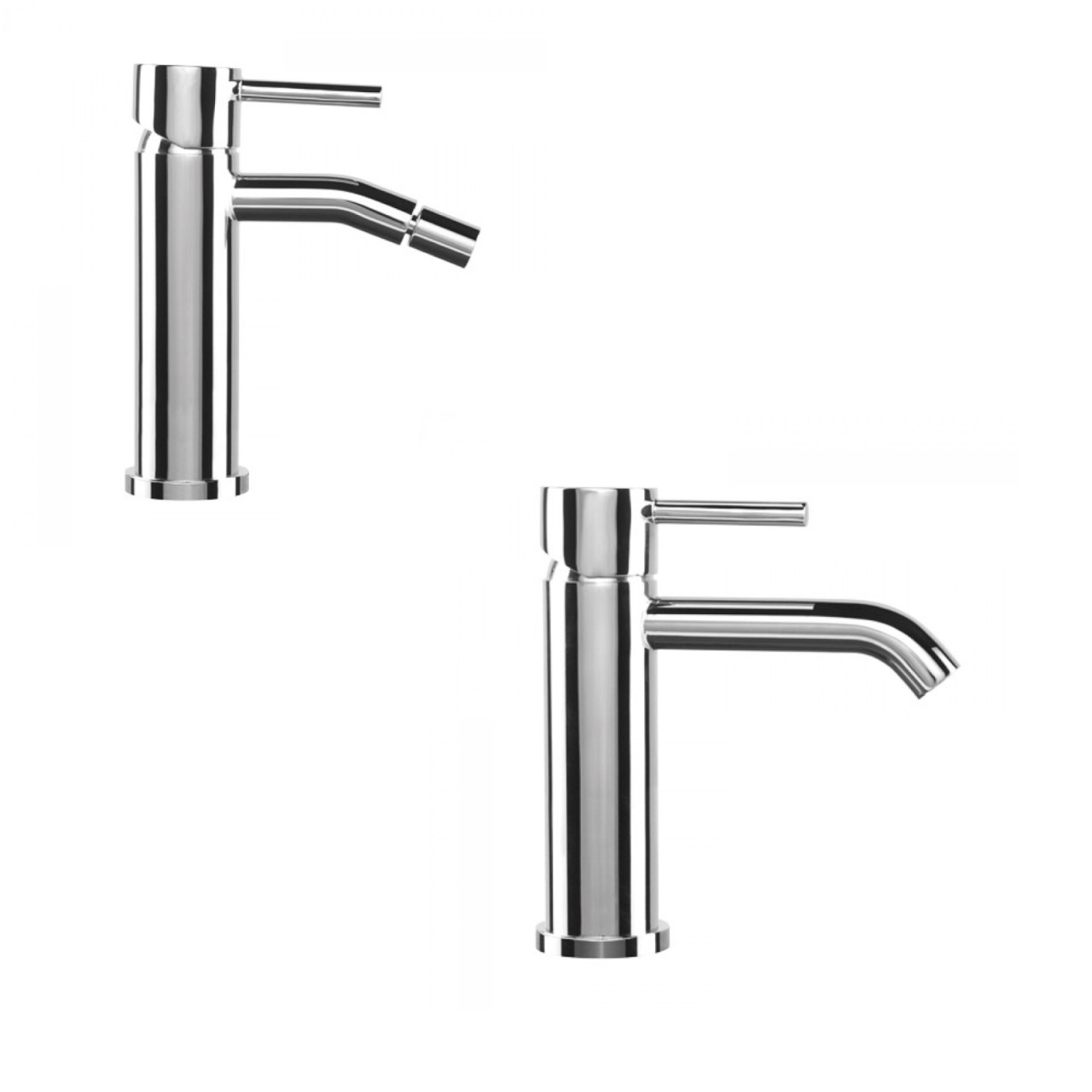 Bianchi - Mini - Set miscelatori lavabo e bidet cromo tradizionale
