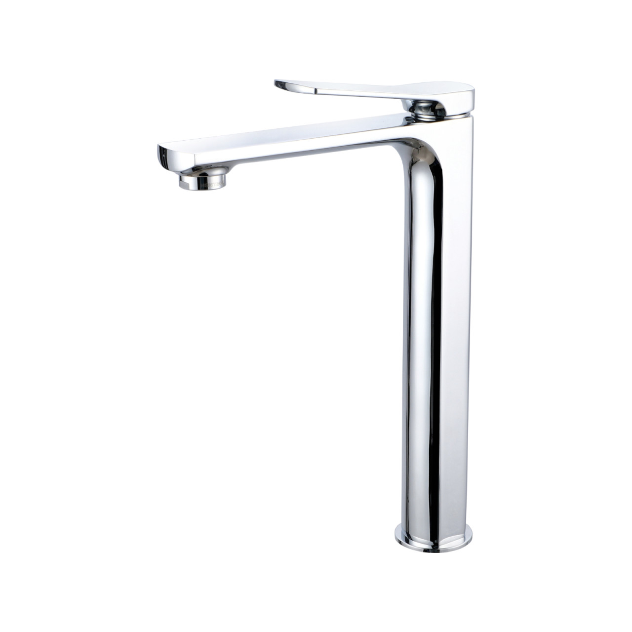 Miscelatore lavabo alto in ottone cromo con scarico click clack