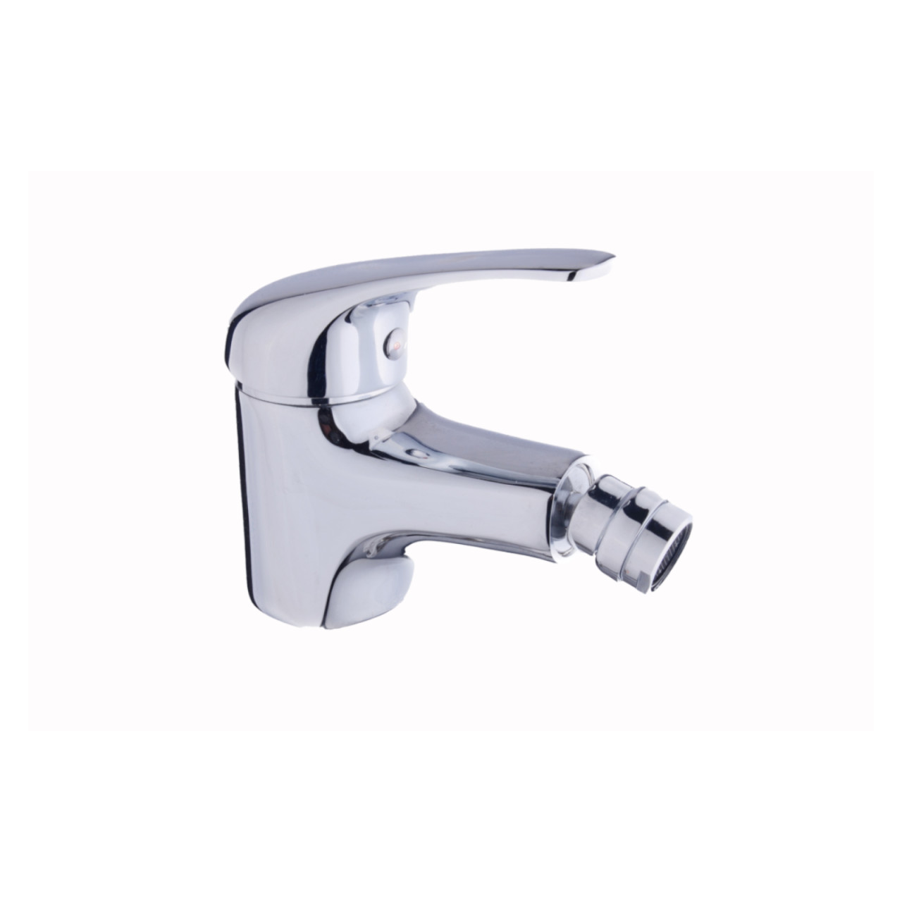 Miscelatore bidet in ottone cromo con scarico tradiz.