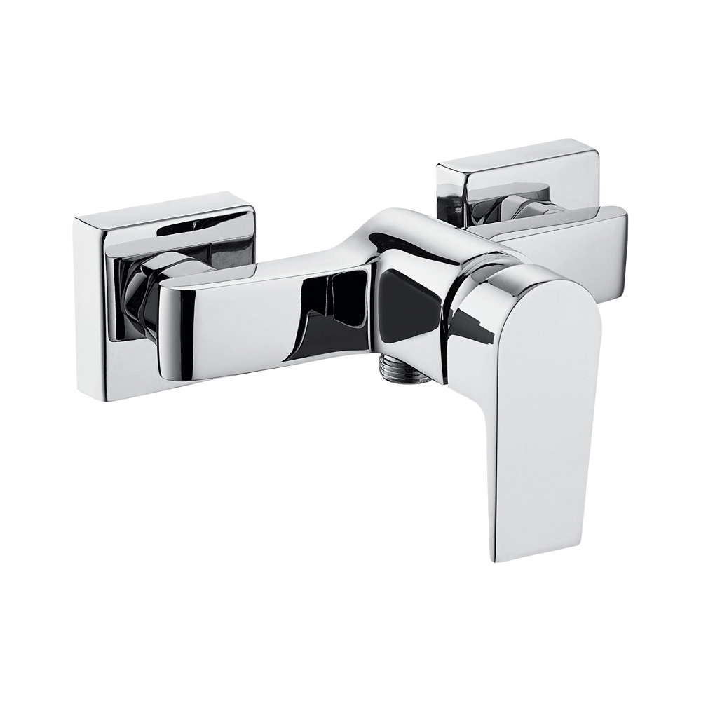 Rubinetteria Quaranta - Aria - Miscelatore Esterno Doccia Senza Duplex - Cromo - Ottone