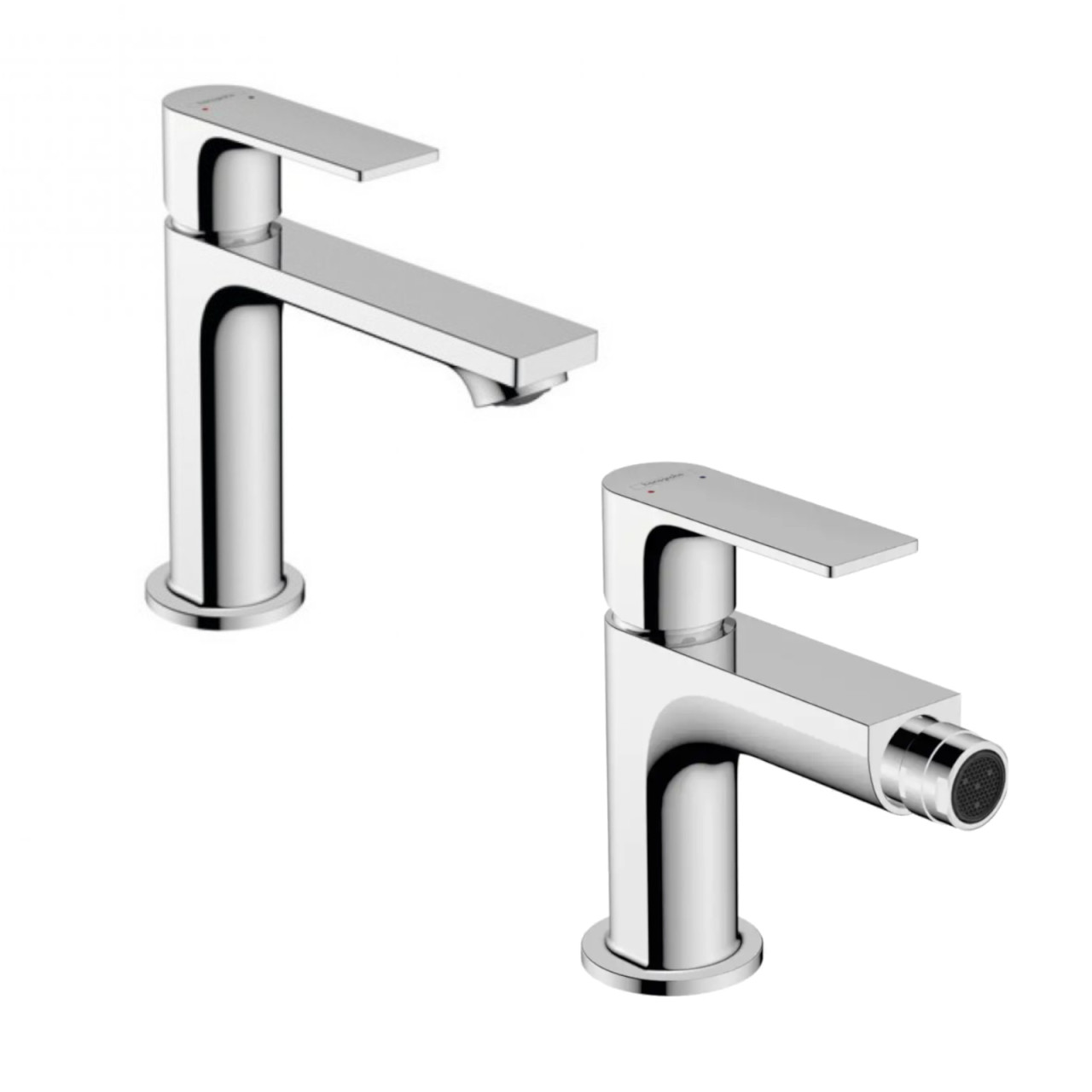 Hansgrohe - Rebris E - Set miscelatori lavabo e bidet - Cromo