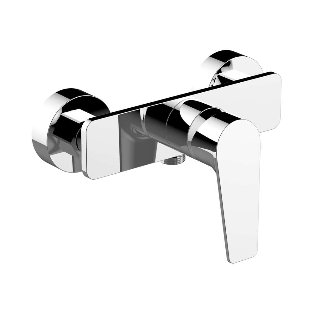 Rubinetteria Quaranta - Sprint - Miscelatore esterno doccia senza duplex - Cromo - Ottone