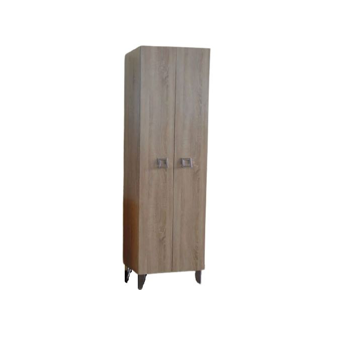 Colonna multiuso 60 x 197 cm rovere scuro con due ante