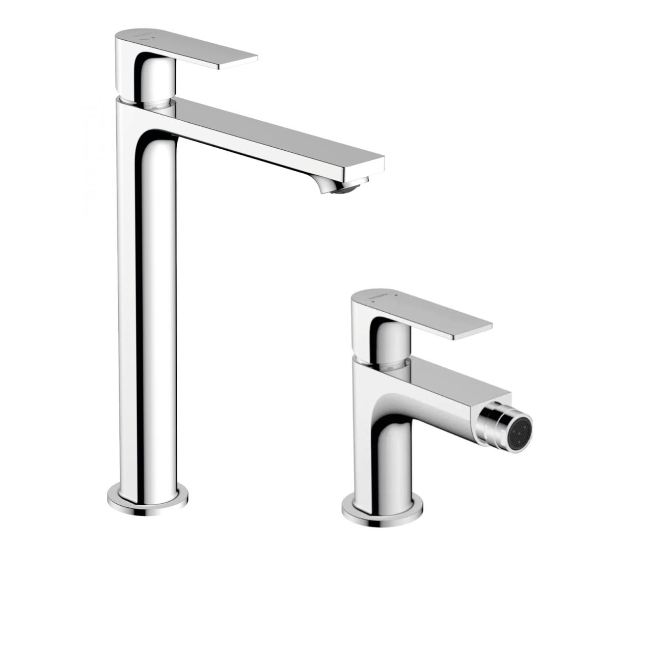 Set miscelatori hansgrohe rebris e lavabo alto e bidet cromo