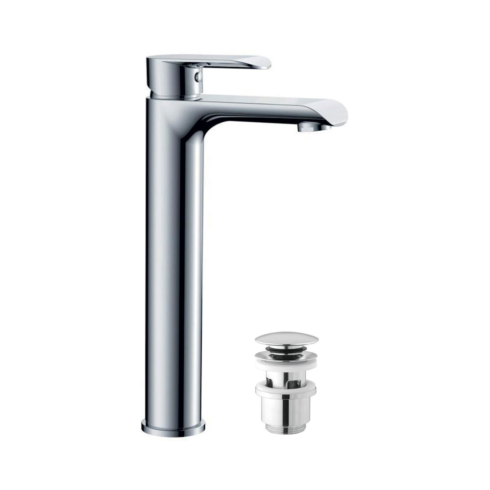 Rubinetteria Quaranta - Desert - Miscelatore Lavabo Alto Cromo Ottone