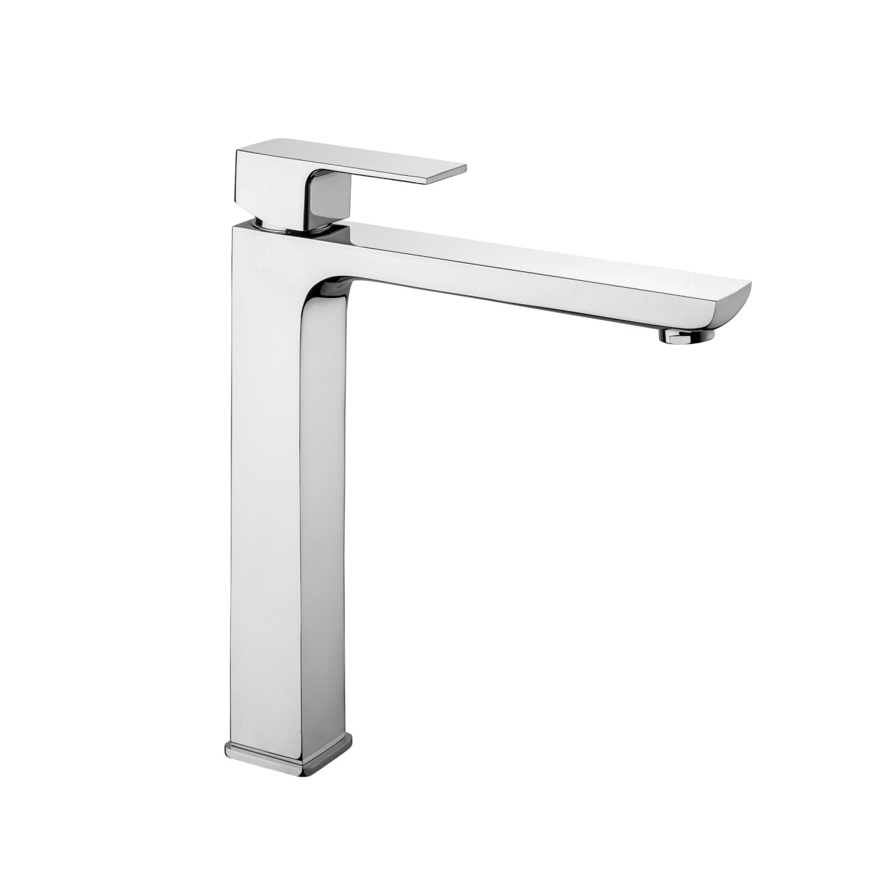 Miscelatore lavabo alto square con scarico click clack cromo