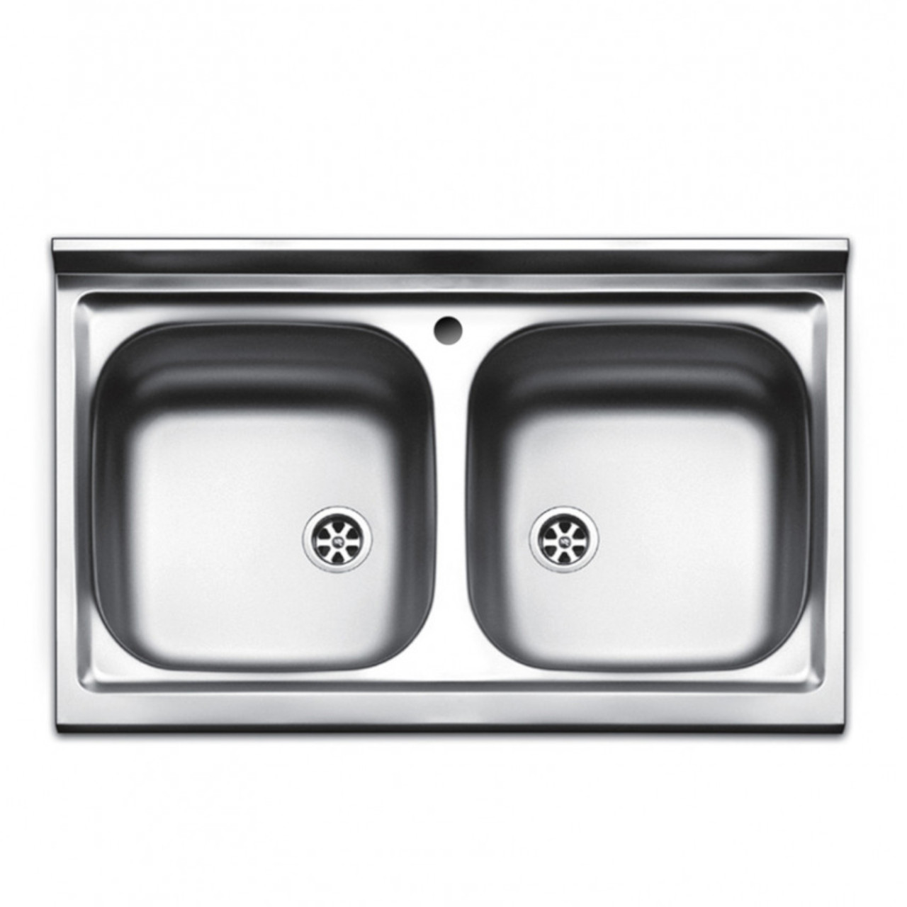 Lavello Cucina Doppia Vasca In Acciaio Inox - 50x79 Cm, Design Italiano Samet - Foto 9