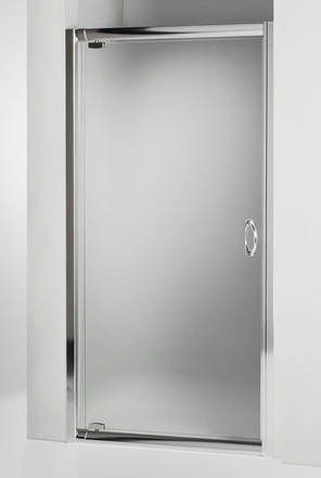 Porta battente da 70 cm in cristallo stampato serie fusion